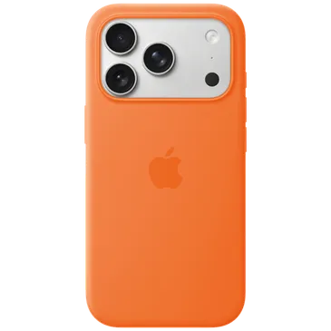 Apple Silicone  Back Cover Orange MagSafe Apple iPhone 17 Pro