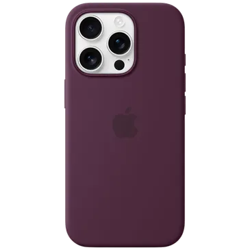 Apple Silicone  Back Cover Purple MagSafe Apple iPhone 16 Pro