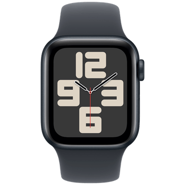 Apple Watch SE 2024 40mm Negro (Banda De Silicona Negra S/M)