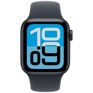 Apple Watch SE 3 40mm 5G Bleu Foncé (Bracelet En Silicone Bleu Foncé M/L)