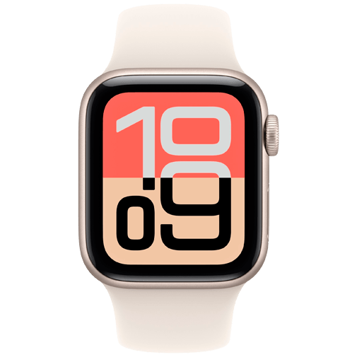 Apple Watch SE 40mm Oro (Correa Silicona Beis S/M)