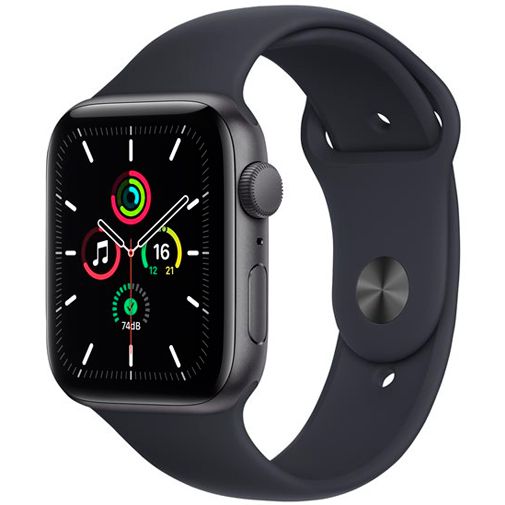 Handelsmerk strategie technisch Apple Watch SE V2 44mm Zwart/Zwarte Band - Belsimpel
