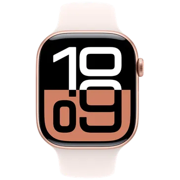 Apple Watch Series 10 46mm Gold (Rose Rubber Strap M/L)