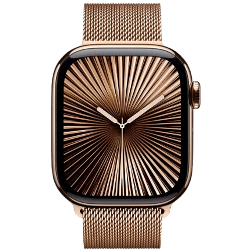 Apple Watch Series 10 4G 42mm Gold Titanium (Gold Milanese Strap