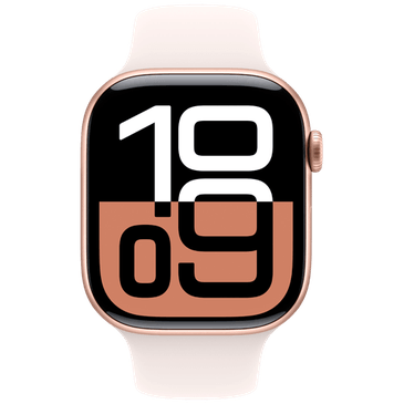 Apple Watch Series 10 4G 46mm Gold Rose Rubber Strap S M Gomibo.mt