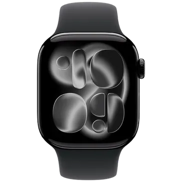Apple Watch Series 11 42mm Black (Black Rubber Strap M/L)