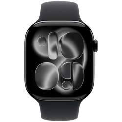Apple Watch Series 11 46mm Black (Black Rubber Strap M/L)