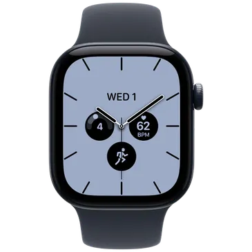 Apple Watch Series 12 42mm 5G Dark Blue Keramiek (Dark Blue Rubber Strap S/M)