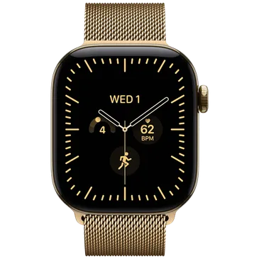 Apple Watch Series 12 42mm 5G Gold Titanium (Gold Milanese Strap)