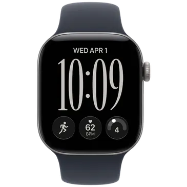 Apple Watch Series 12 42mm 5G Grey (Dark Blue Rubber Strap M/L)