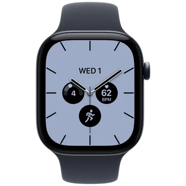 Apple Watch Series 12 46mm 5G Dark Blue Keramiek (Dark Blue Rubber Strap M/L)