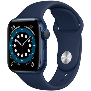 Apple Watch Series 6 Sport 40mm Blue Blue Silicone Strap Gomibo.ie