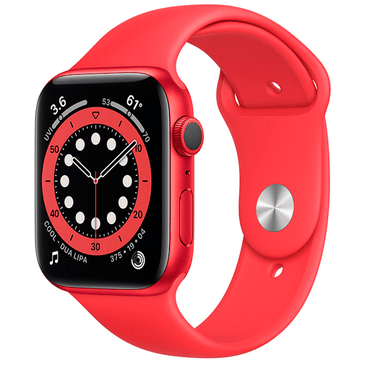 Apple Watch Series Sport 40mm Red (Red Silicone Strap)