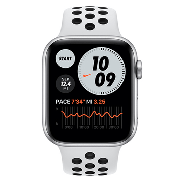 Apple Watch Series Sport Nike 44mm Silver Aluminium White