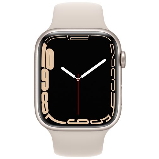 Apple Watch Series 41mm Beige (Beige Silicone Strap)