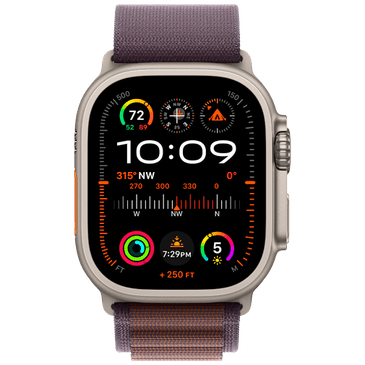 Apple Watch Ultra 2 (Lilla Nylonreim L)