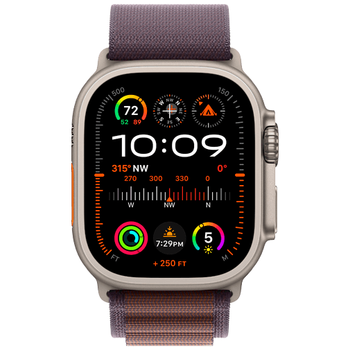 Apple Watch Ultra (Cinturino In Nylon Viola s)