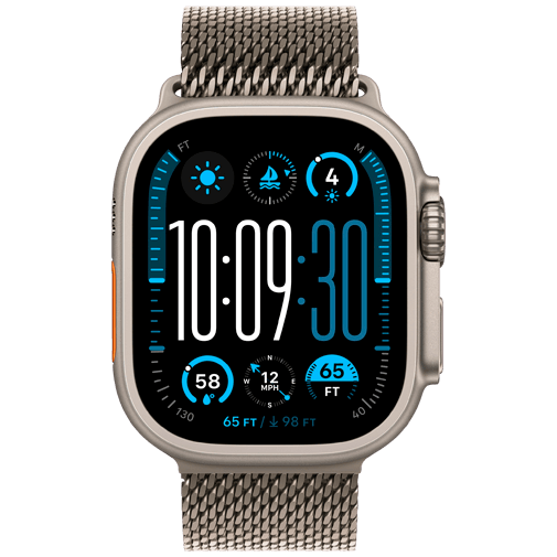 Apple Watch Ultra Titanium (Cinturino In Metallo Grigio L