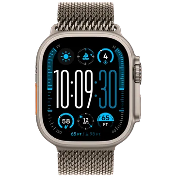 Apple Watch Ultra 2 Titanium (Grå Metallreim S)