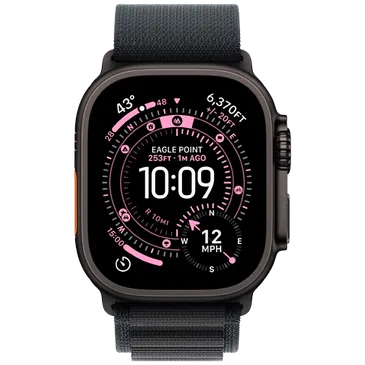 Apple Watch Ultra 3 49mm Noir (Bracelet En Nylon Noir S)