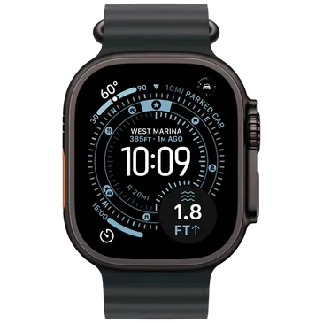 Apple Watch Ultra 3 49mm Black (Black Rubber Strap)