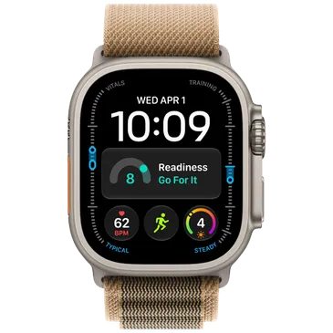 Apple Watch Ultra 4 49mm Naturel (Beige Fabric Strap S)