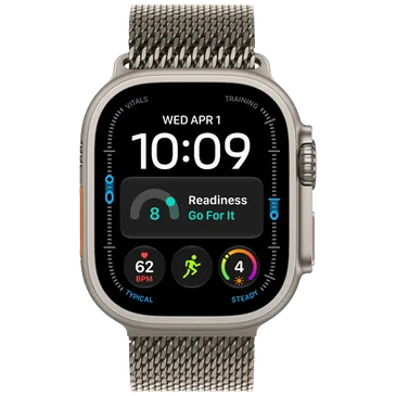 Apple Watch Ultra 4 49mm Naturel (Naturel Milanese Loop M)