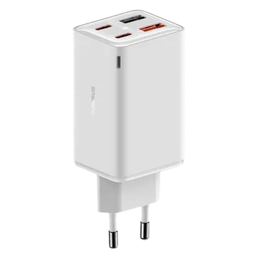 Baseus Gan6 Pro 2-USB-A + 2-USB-C Chargeur Rapide 65W Blanc