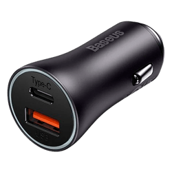 Baseus Golden Contractor Dual USB-A En USB-C Hurtig Billader 60W