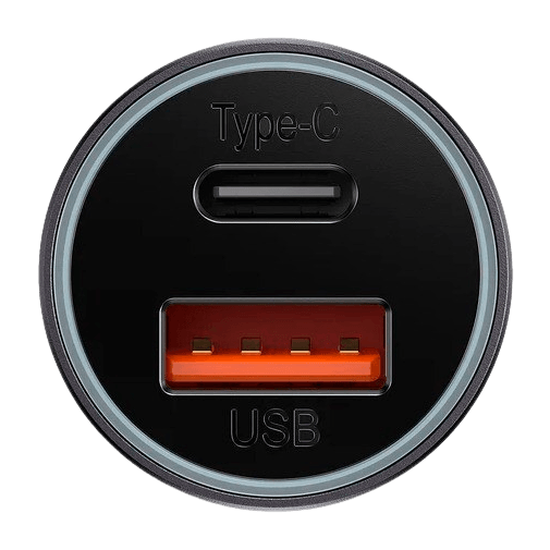 Baseus Golden Contractor Dual USB-A En USB-C Fast Car Charger 60W