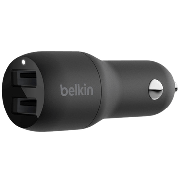 Belkin Boost Charge Dual USB Quick Car Charger 12W Black