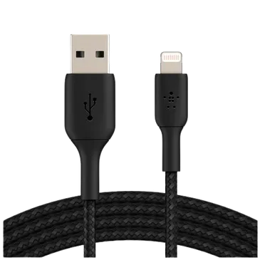 Belkin Boost Charge Lightning Braided Cable 1 metre Black