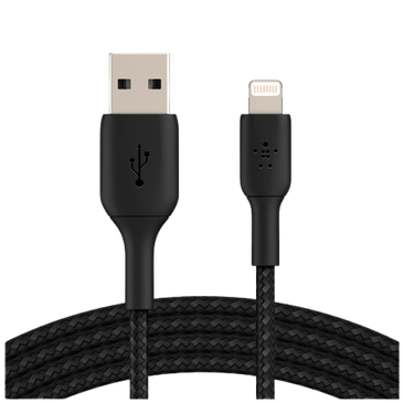 Belkin Boost Charge Lightning Braided cable 1 Metro Negro