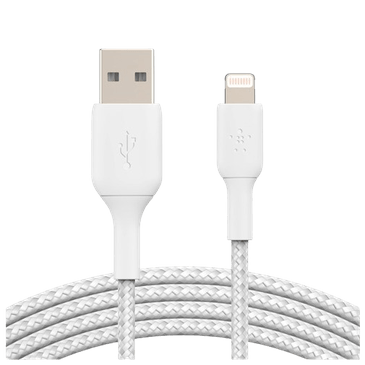 Belkin Boost Charge Lightning Braided Cable 3 Meters White