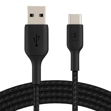 Belkin Boost Charge USB-C Gevlochten Kabel 1 Meter Zwart