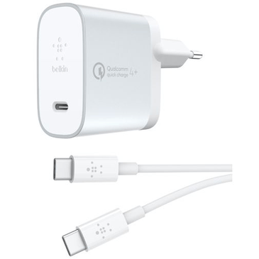 Belkin USB-C Quick Charger + USB-C-Cable 27W - Gomibo.pt