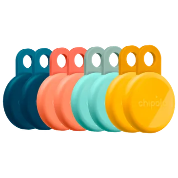 Chipolo LOOP Orange/Blue/Yellow/Mint 8-Pack