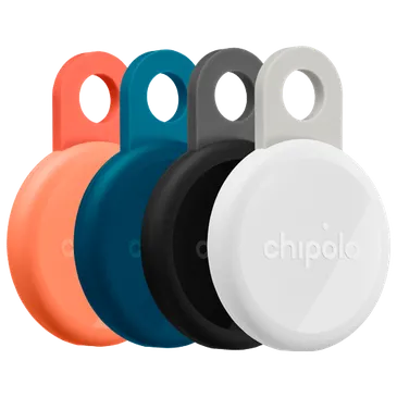 Chipolo LOOP Black/White/Blue/Orange 4-Pack