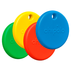 Chipolo POP Vermelho/Azul/Amarelo/Verde - 4-Pack