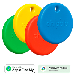 Chipolo POP Red/Blue/Yellow/Green - 4-Pack