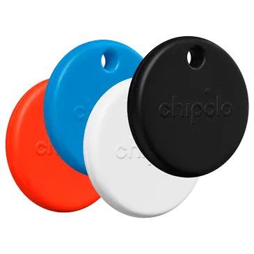 Chipolo POP Negro/Blanco/Rojo/Azul - 4-Pack