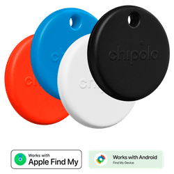 Chipolo POP Black/White/Red/Blue - 4-Pack