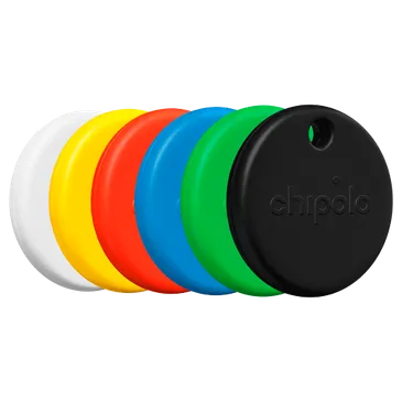 Chipolo POP Negro/Blanco/Rojo/Azul/Amarillo/Verde - 6-Pack
