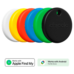 Chipolo POP Black/White/Red/Blue/Yellow/Green - 6-Pack