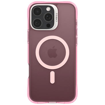 Cyrill Ultra Sheer Mag PC Back Cover Pink/Transparent Apple iPhone 16 Pro