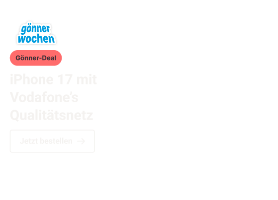 iPhone 17 mit Vodafone’s Qualitätsnetz