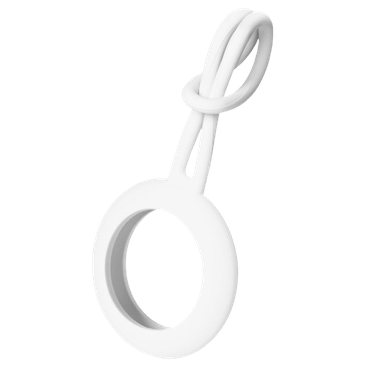 Deltaco Silicone Apple AirTag Case White