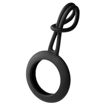 Deltaco Silicone Apple AirTag Case Black