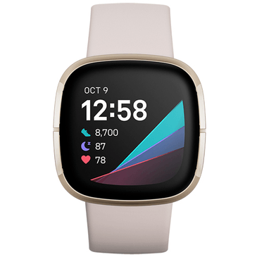 Fitbit Sense Gold White Gomibo