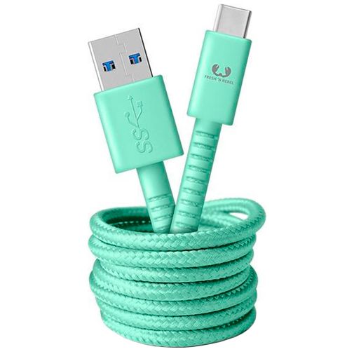 Fresh 'n Rebel USB to USB-C Cable 1.5 metre Green - Gomibo.dk